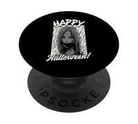 Happy Halloween Scary Face Retro PopSockets Adhesive PopGrip