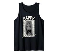 Happy Halloween Scary Face Retro Tank Top