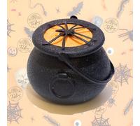 Happy Halloween Spooky Orange Spider Scary Witches Bubbling Cauldron Bath Bomb Fizzer. Handmade in UK. Horror Bubbling Bathbomb Bath Fun