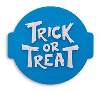 Happy Halloween Trick or Treat Embosser Stamp for Icing, Fondant, Cupcake, Cake, Cookie, Baking, Decoration, Made in UK by 1066 Factory