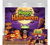 Happy Halloween Trick or Treat Photography Backdrop 10x8ft