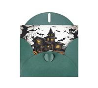 Happy-Halloween-Vector Print Greeting Cards With Envelopes,Holiday,Birthday,Wedding,And All Occasions
