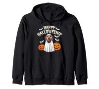 Happy Halloweenie TShirt Women Men Wiener Monster Party Zip Hoodie