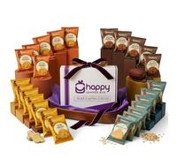 Happy Hamper Box - Biscuit Hamper Gift Set x 32 Packs of Assorted Walkers Biscuits Twin Pack, 64 pcs total | Premium Biscuit Gift Hamper for Women Men, Couples, Birthday, Anniversary, Thank You