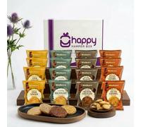 Happy Hamper Box of Biscuits Gift Set, 32 Walkers Biscuits Hamper, 16 Packs