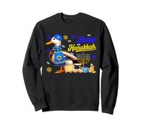 Happy Hanukkah Duck Costume Jewish Menorah Dreidel Lover Sweatshirt