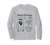 Happy Hanukkah from The Roswell Aliens Long Sleeve T-Shirt