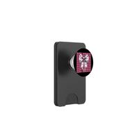 Happy Hanukkah Jewish Menorah Girl Coquette Bow Pink PopSockets PopWallet for MagSafe