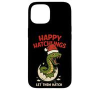 Happy Hatchlings Baby Snake Xmas Christmas Hatchling Case for iPhone 15