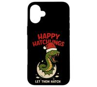 Happy Hatchlings Baby Snake Xmas Christmas Hatchling Case for iPhone 16 Plus