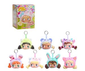 Happy Hauls Sour Pouts Paw-ty Crashers Vinyl Plush Clip-Ons, Vinyl-Faced Plush Clip-On Blind Box Collectible Toy, Short-Run Drop, 8 cm Stuffed Toy, Ages 8 and up