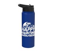 Happy Haunting ghoulfriend - Halloween Stainless Steel Insulated Water Bottle
