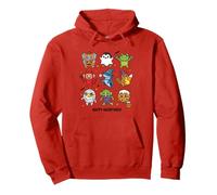 Happy Hauntings Cute Halloween Characters Pullover Hoodie