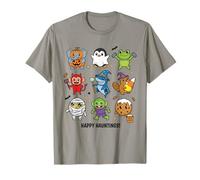 Happy Hauntings Cute Halloween Characters T-Shirt