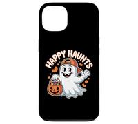 Happy Haunts Cute Halloween Ghost Candy Design Case for iPhone 13