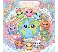 Happy Hearts: Festive Friends Coloring Adventure