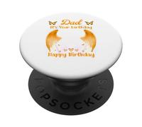Happy Heavenly Birthday Up In Heaven to my Father, Lost Dad PopSockets Adhesive PopGrip