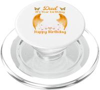 Happy Heavenly Birthday Up In Heaven to my Father, Lost Dad PopSockets PopGrip for MagSafe