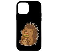 Happy Hedgehog Burger Cartoon Case for iPhone 12 mini