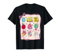 Happy Hello First Day Back to School Teacher Kids Coquette T-Shirt
