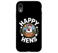 Happy Hens Fresh Eggs Daily Farm Living Chicken Case for iPhone XR