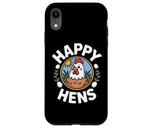 Happy Hens Fresh Eggs Daily Farm Living Chicken Case for iPhone XR