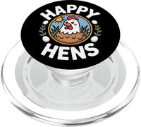 Happy Hens Fresh Eggs Daily Farm Living Chicken PopSockets PopGrip for MagSafe
