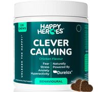 Happy Heroes - Clever Calming Dog Treats, 100% Natural Supplement, Beh