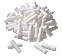 Happy Hippo 100 Dental Cotton Rolls, One Inch Nasal Bleeding Plugs for Kids or Adults - Extra Absorbent Blood Clotting, Cotton Rolls (100 Count)