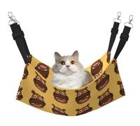 Happy Hippo,Cat Hanging Hammock Soft Double Sided Hanging Bed for Small Dogs Pet,L