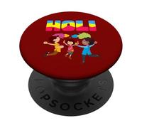 Happy Holi Celebration of the Indian Color Festival Graphics PopSockets Adhesive PopGrip