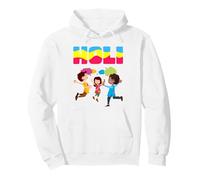 Happy Holi Celebration of the Indian Color Festival Graphics Pullover Hoodie