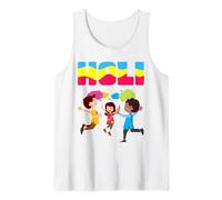 Happy Holi Celebration of The Indian Color Festival Graphics Tank Top