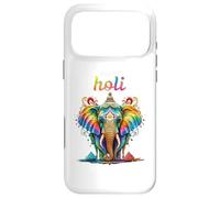 Happy Holi Festival India Hindu Colors Spring Woman elephant Case for iPhone 17 Pro Max