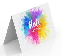 Happy Holi Festival of Colours Greeting Card 125mm x 178mm Including Envelope PT546