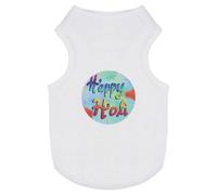 'Happy Holi' Pet Dog/Cat T-Shirt (PT00122033)