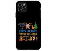 Happy Holidays Around a World Multicultural Celebration Case for iPhone 11 Pro Max