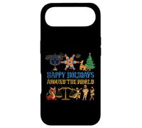 Happy Holidays Around a World Multicultural Celebration Case for iPhone Air
