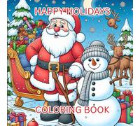 Happy Holidays Coloring Book for Children