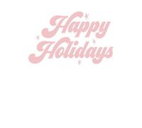 Happy Holidays Men's T-Shirt - White - L - White