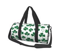 (Happy Holidays) Print Round Large Travel Bag - Multi-Compartment Organizer Lightweight for Trips & Sports