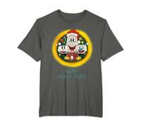 "HAPPY HOLLY-DAYS!" The Cuphead Show! Holiday Merch T-Shirt