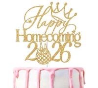 Happy Homecoming 2026 Cake Topper, High School University Hoco Party DecorG