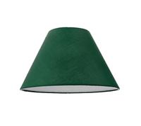 Classic Traditional 10" Forest Green Cotton Coolie Lampshade Suitable for Table Lamp or Pendant | 25cm x 17cm x 10cm by Happy Homewares