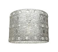 Antique Silver Acrylic Gem Moroccan Style Chandelier Pendant Light Shade Fitting with Transparent Beads | 60w | 24cm Diameter | Quality Made Product by Happy Homewares