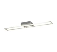 Happy Homewares Brushed Nickel Led Ceiling Strip Light Fitting - Ideal For Kitchens
