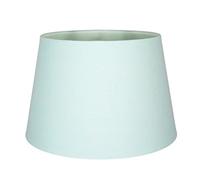 Happy Homewares Classic and Traditional 10 Inch Duck Egg Linen Fabric Drum Table or Pendant Lamp Shade 60w Maximum | Inner Cotton Lining