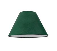 Classic Traditional 10" Forest Green Cotton Coolie Lampshade Suitable for Table Lamp or Pendant | 25cm x 17cm x 10cm by Happy Homewares