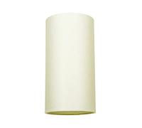 Contemporary and Stylish Soft Cream Linen Fabric Tall Cylindrical Lamp Shade for Pendant or Table Lamp Base - 25cm Height - 40w Maximum - Suitable for The Home or Commercial Usage by Happy Homewares