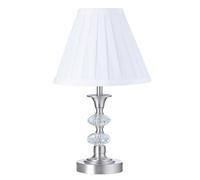 Contemporary Satin Nickel Power Saving and Eco Friendly LED Touch Table Lamp, Silver